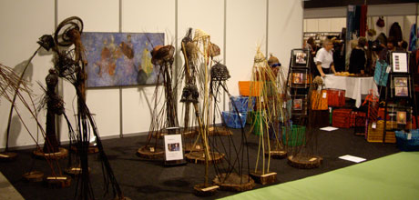 Transperency and baskets at Frederecia Messecenter, 2009